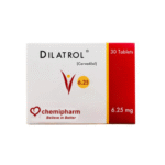 Dilatrol 6.25 Mg 30 Tab