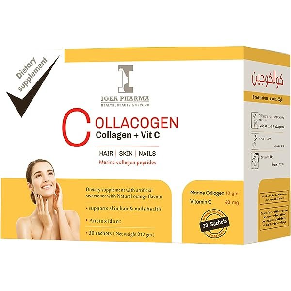 6224001542183 Collacogen Collagen+Vit C 30Sachet Orange Flu - Image 1