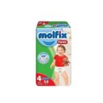 Molfix Maxi Baby Diaper Pants, 58 Pieces - Size 4