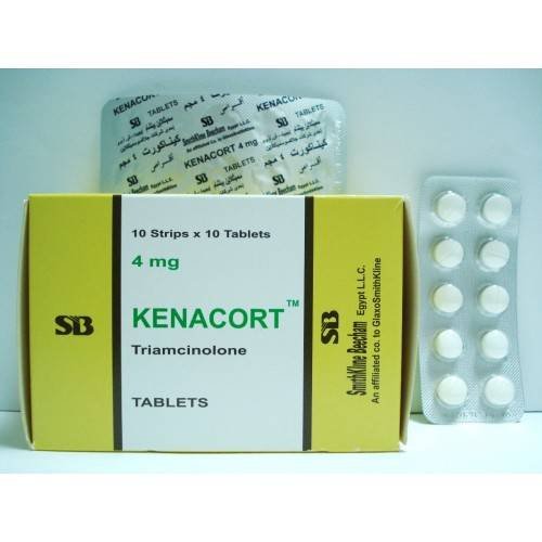 6224001007255 KENACORT 4 MG 10 TAB - Image 1