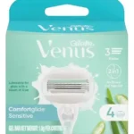 GILLETTE VENUS COMFORTGLIDE SENSITIVE 4  PCS