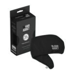 The HAIR ADDICT Frizz Off Towel Black Waffle-Weave