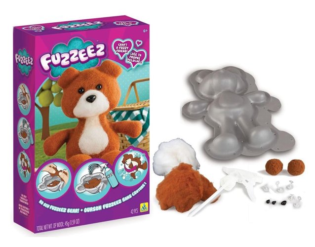 622222074609 ORB Fuzzeez Bear Craft Kit - الصورة 1